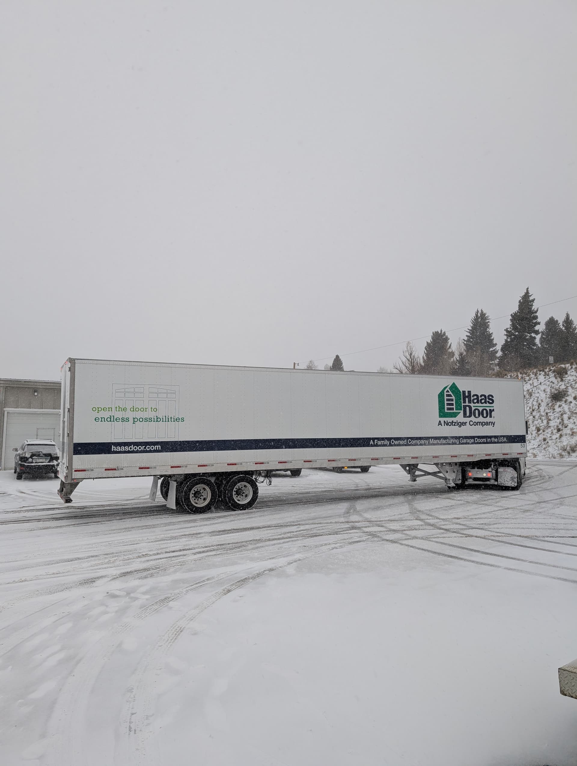 Haas Door Delivery Day in Granby