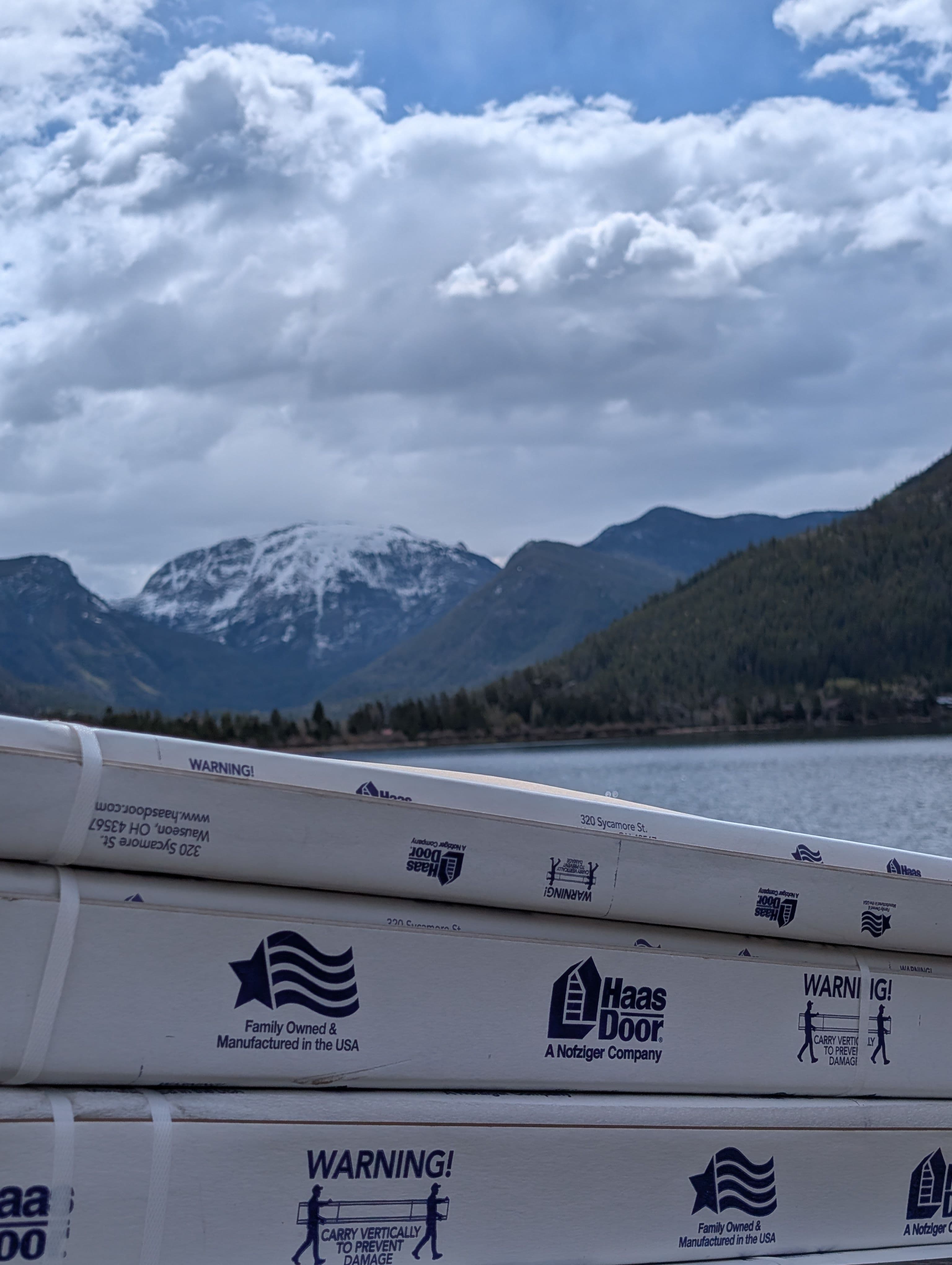 Project Boathouse Garage Door Install at Shadow Mountain Lake image