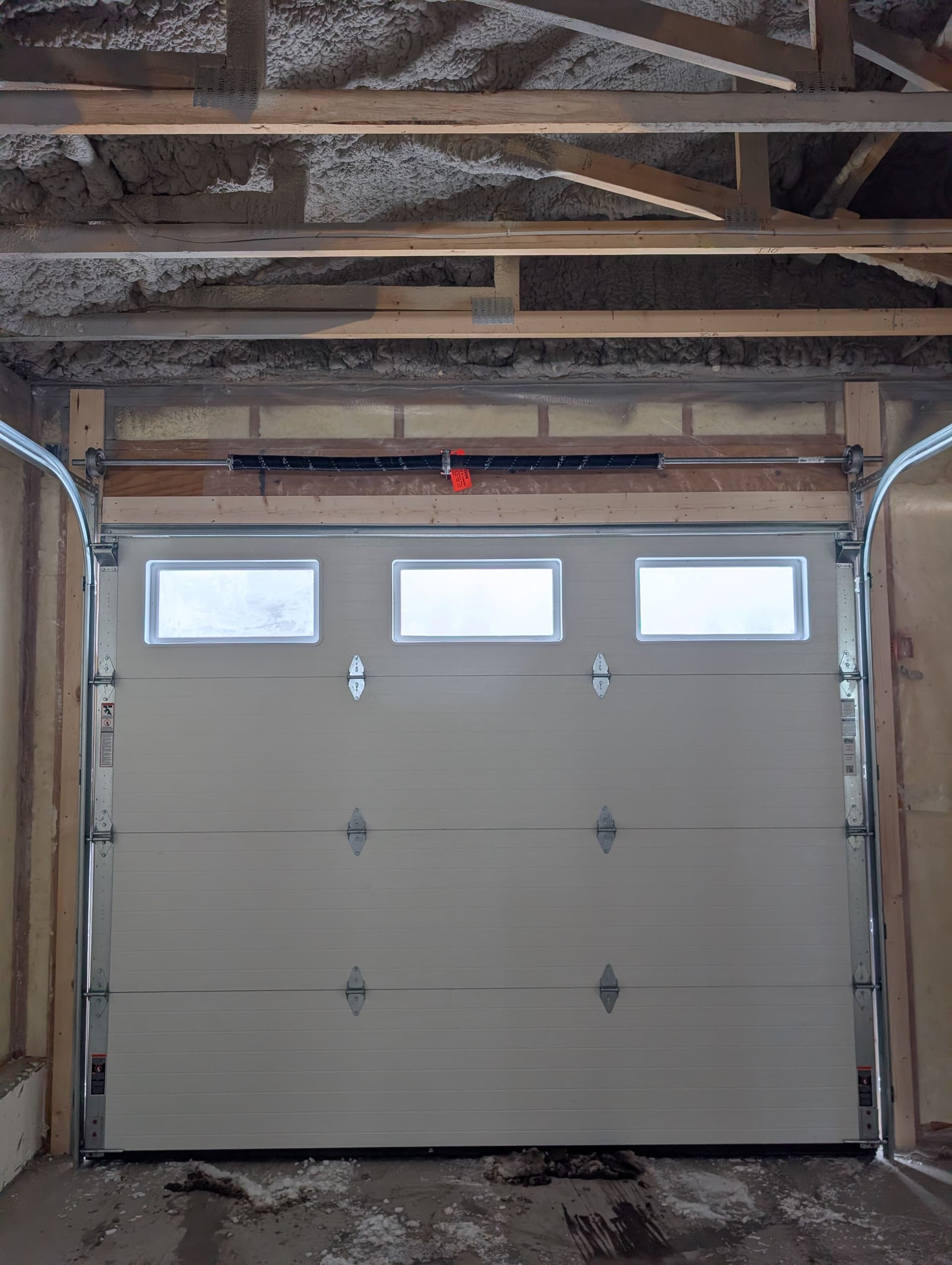 Cold-Weather Garage Door Installation with Haas 800 Series