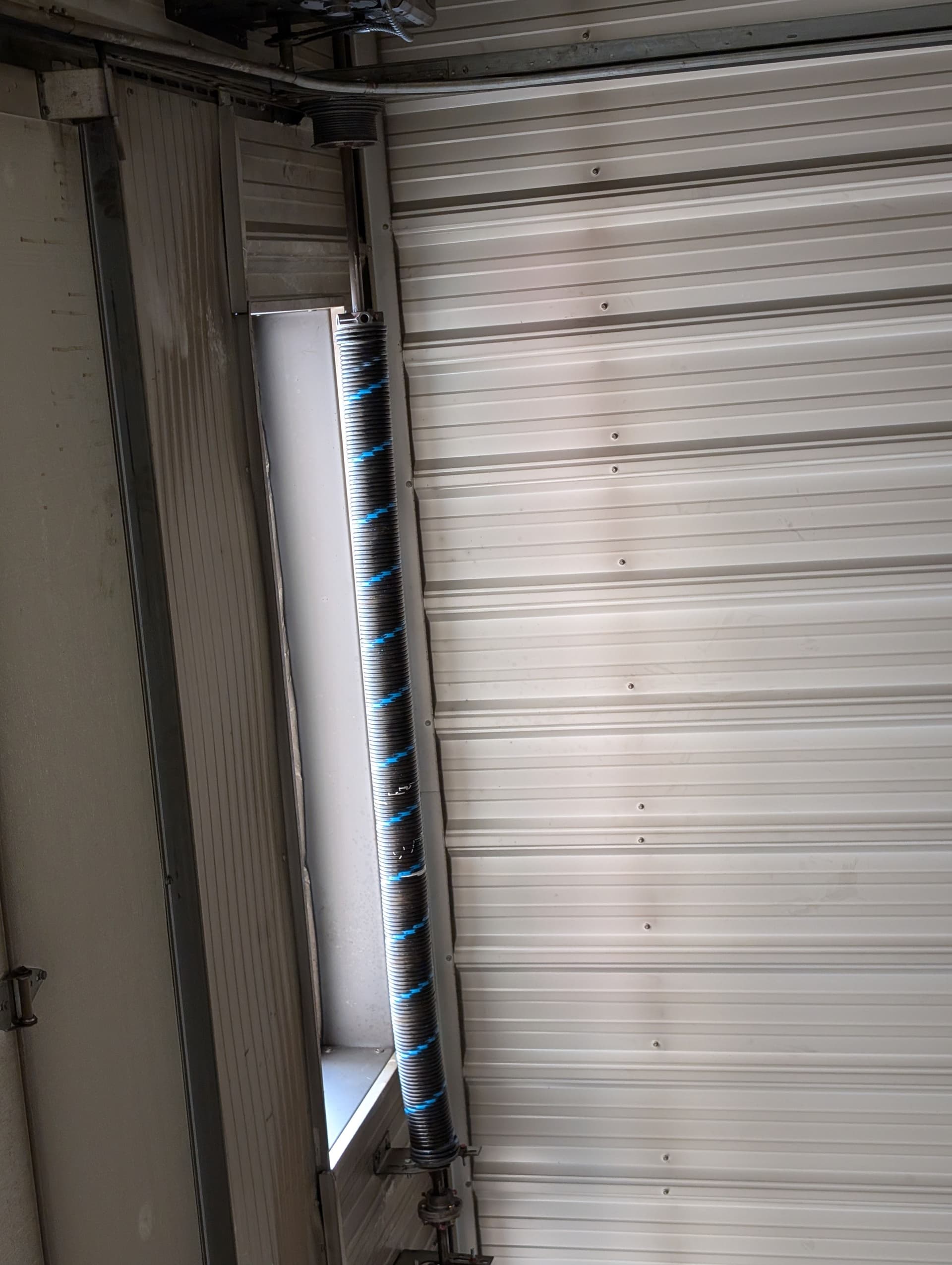 Gallery photos for Spring Replacement on a 16x16 High-Lift Commercial Garage Door: Image #2