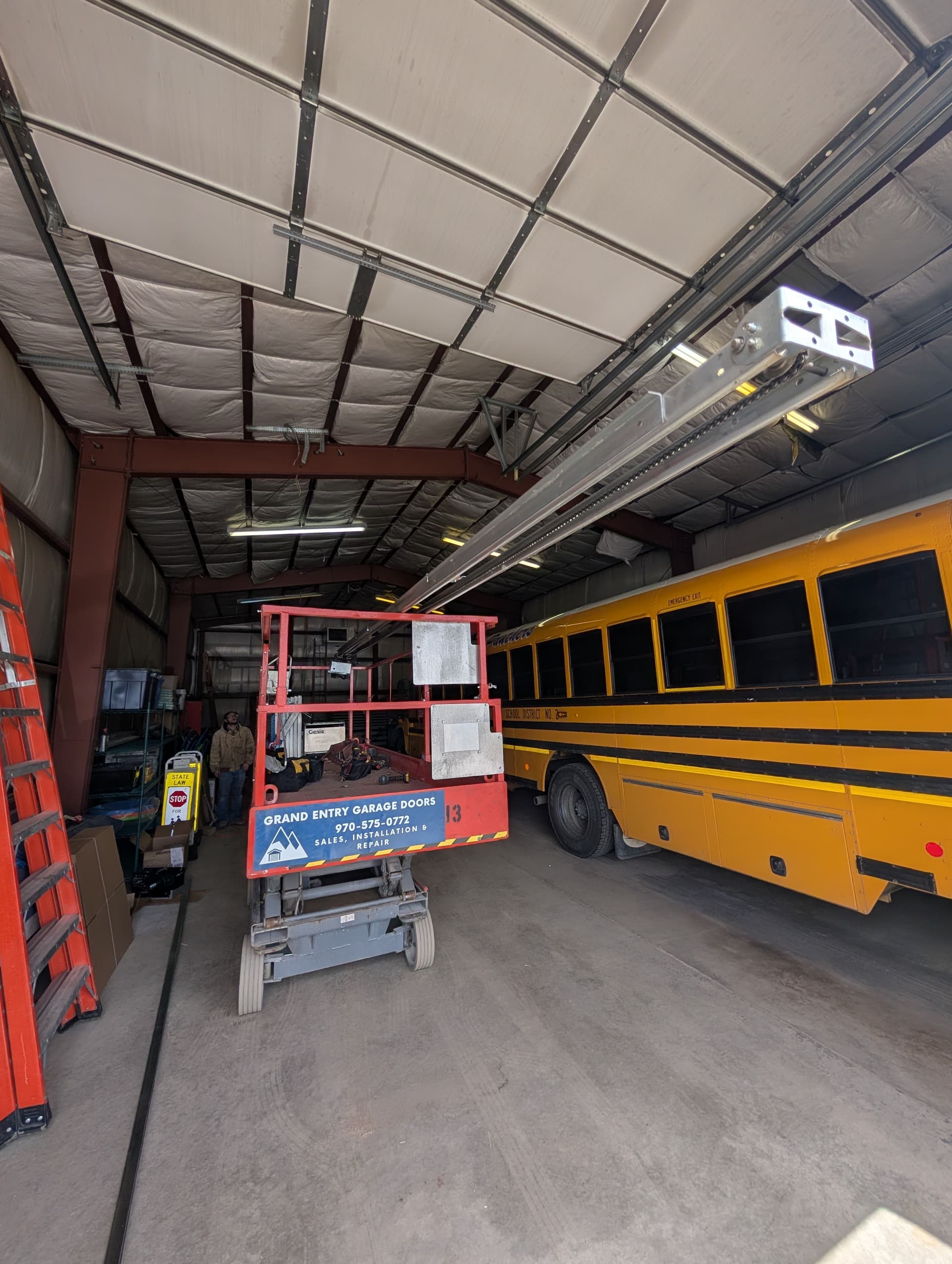 Commercial Operator Install at Fraser Elementary School image