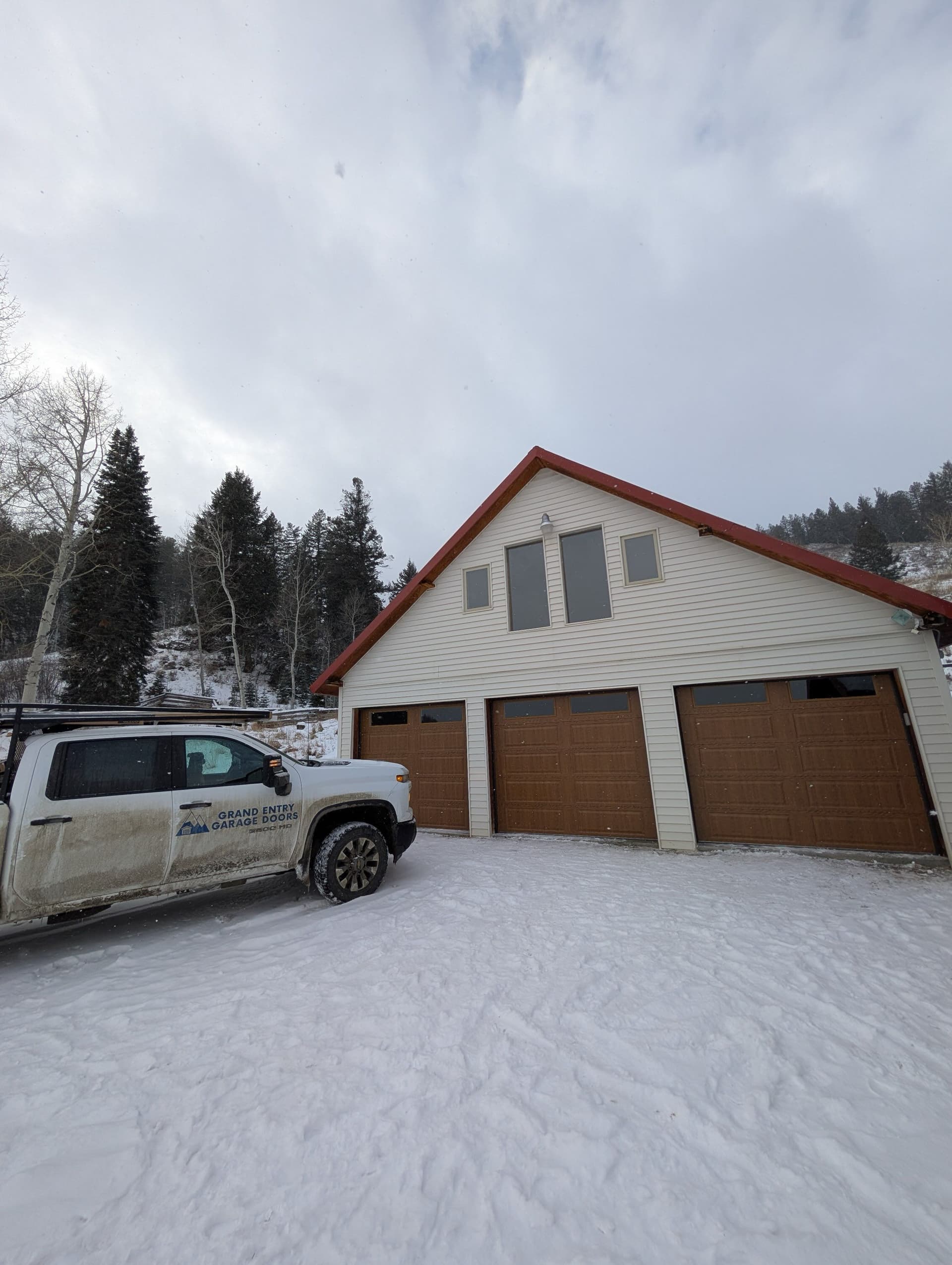 Winter Garage Door Upgrade with Thermasafe and MyQ image
